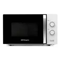 Orbegozo MIG 3022 microondas Negro, Blanco Microondas con grill Encimera 30 L 950