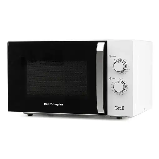 Orbegozo MIG 3022 microondas Negro, Blanco Microondas con grill Encimera 30 L 950