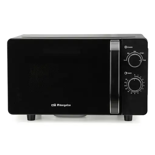 Microondas sin grill negro, sin plato, 20L, 700W, MI 2061 CE ORBEGOZO