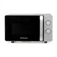 Microondas sin grill plateado, sin plato, 20L, 700W, MI 2062 CE ORBEGOZO Microondas sin grill plateado, sin plato, 20L, 700W, MI 2062 CE ORBEGOZO