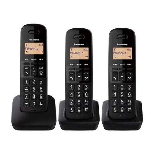 Panasonic KX-TGB613SPB teléfono Teléfono DECT Identificador de llamadas Negro