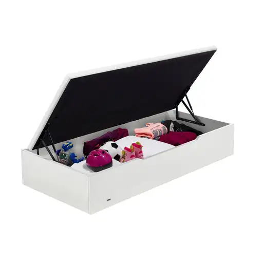 Canapé Abatible Flex Madera 25 Apertura Lateral (105x190 cm - Blanco)