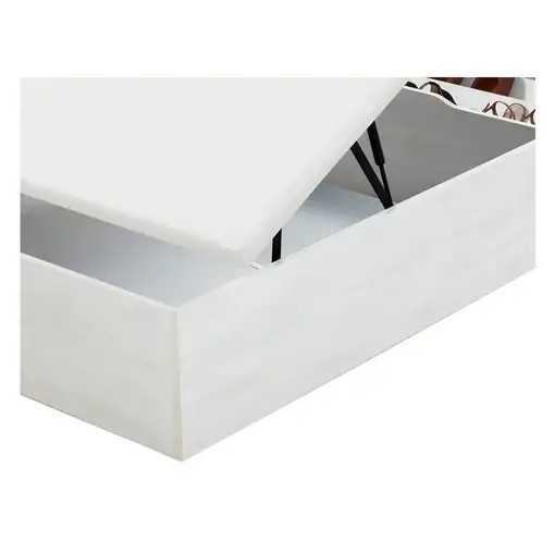 Canapé Abatible Flex Madera 25 Zapatero y Tapa 3D (180x200 - Blanco)