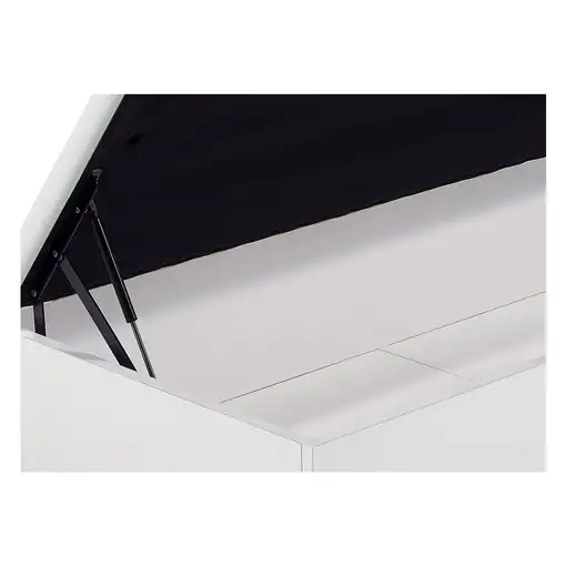 Canapé Abatible Flex Madera 25 Apertura Lateral (90x190 cm - Blanco)