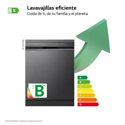 LG DF365FMS Independiente 14 cubiertos B