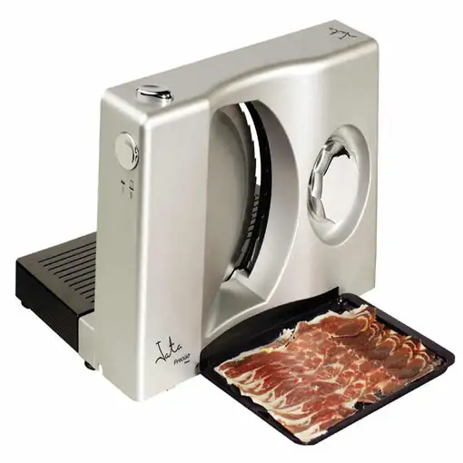 JATA CF301 rebanadora Eléctrico 100 W Negro, Acero inoxidable Acero inoxidable