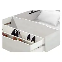 Canapé Abatible Flex Madera 25 Zapatero y Tapa 3D (150x190 cm - Natural) Canapé Abatible Flex Madera 25 Zapatero y Tapa 3D (150x190 cm - Natural)