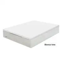 Canapé Abatible Flex Madera 25 Zapatero y Tapa 3D (105x190 cm - Blanco veta) Canapé Abatible Flex Madera 25 Zapatero y Tapa 3D (105x190 cm - Blanco veta)