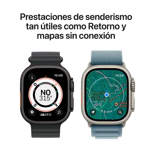 Apple Watch Ultra 3 OLED 49 mm Digital 422 x 514 Pixeles Pantalla táctil 5G Negro