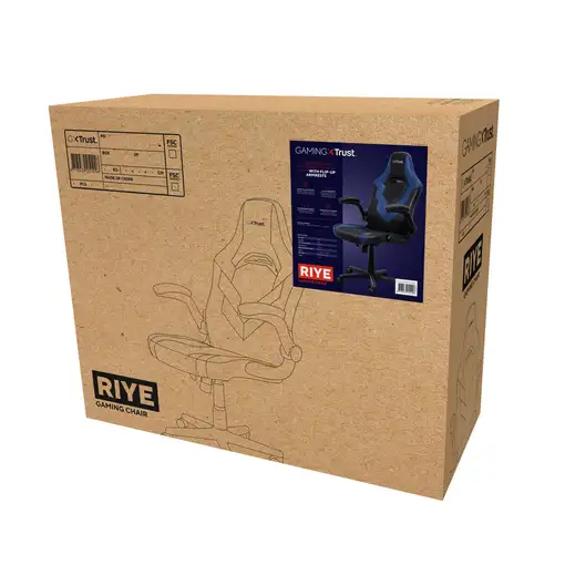 Trust GXT 703B RIYE Silla para videojuegos universal Negro, Azul