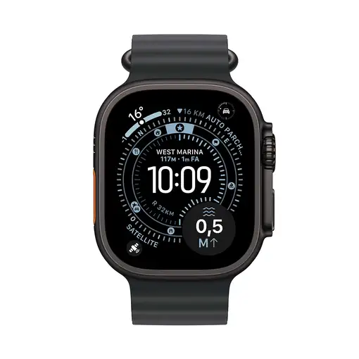 Apple Watch Ultra 3 OLED 49 mm Digital 422 x 514 Pixeles Pantalla táctil 5G Negro