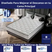 Colchón 180x200 Viscoelástico Cama Principal, Todos los Tamaños