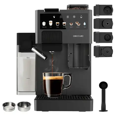 Cafetera superautomática, 20 bar, 1400W, Freestyle Grind Latte CECOTEC