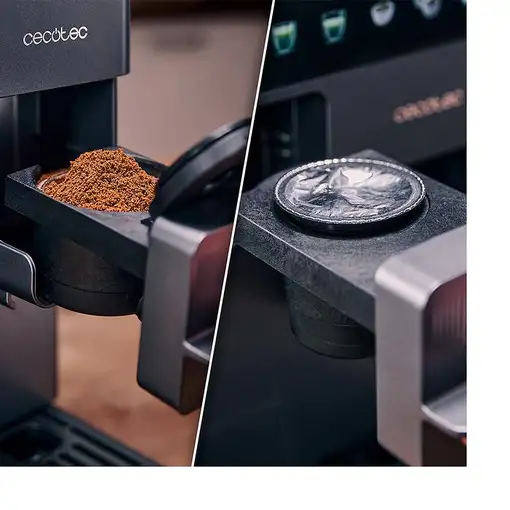 Cafetera superautomática, 20 bar, 1400W, Freestyle Grind Latte CECOTEC