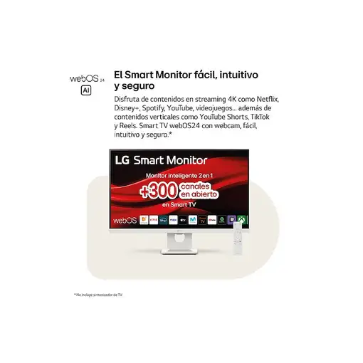 LG 27U731SA-W pantalla para PC 68,6 cm (27'') 3840 x 2160 Pixeles 4K Ultra HD LCD