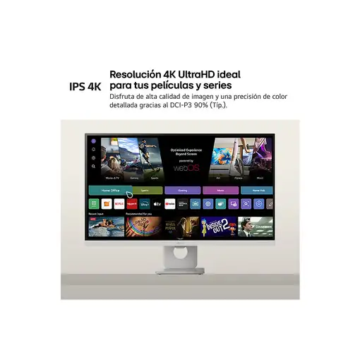 LG 27U731SA-W pantalla para PC 68,6 cm (27'') 3840 x 2160 Pixeles 4K Ultra HD LCD