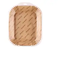 Papel para freidora de aire, 31x27x6,5 cm, Cecofry BigBucket CECOTEC, pack 150 uds