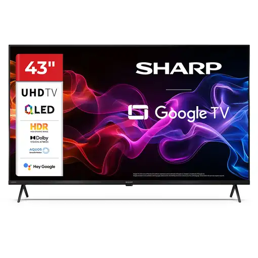Televisor QLED (43'') 4K Ultra HD Negro Smart 43HP5265E SHARP