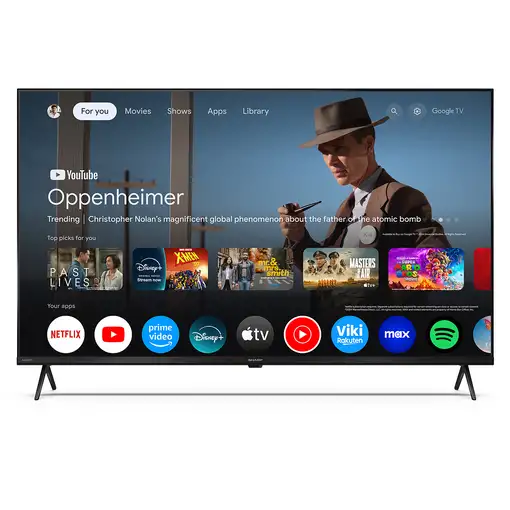 Televisor QLED (43'') 4K Ultra HD Negro Smart 43HP5265E SHARP