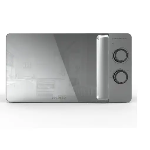Microondas con grill sin plato 20 L 700 W, Proclean 3060 Flatbed Mirror CECOTEC