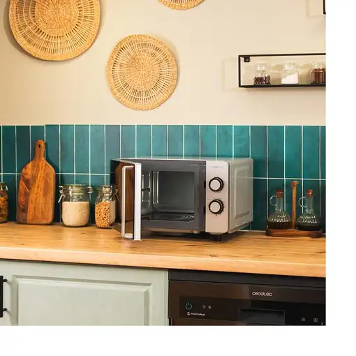 Microondas con grill, sin plato 20 L 700W, Proclean 3160 Flatbed Mirror CECOTEC