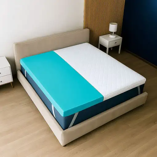 The White Stone Sobrecolchón 140x190 en Memory Foam de 9 Zonas Diferenciadas | Alt