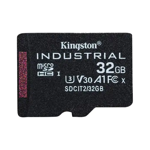 Kingston Technology Tarjeta 32GB microSDHC Industrial C10 A1 pSLC paquete individu
