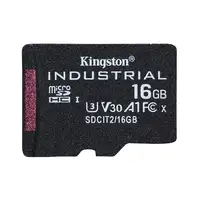 Kingston Technology Tarjeta 16GB microSDHC Industrial C10 A1 pSLC paquete individu