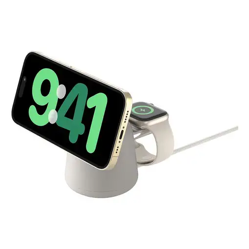 Belkin BoostCharge Pro Auriculares, Smartphone, Reloj inteligente Beige Corriente