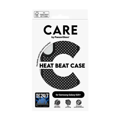PanzerGlass CARE™ by ® Case Heat Beat Samsung Galaxy S25+ funda para teléfono móvi