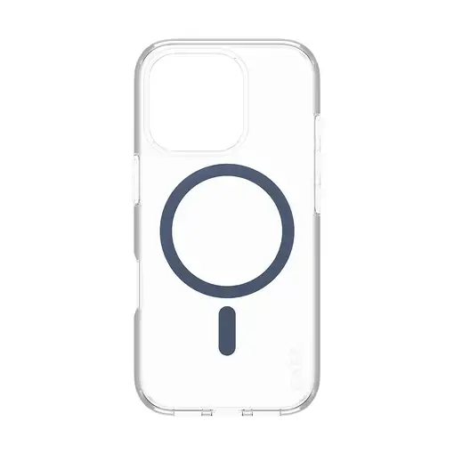 PanzerGlass CARE™ by ® Urban Combat Case Transparent w. Blue MagSafe iPhone 16 Pro