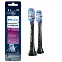 Philips Sonicare G3 Premium Gum Care HX9052/33 Pack de 2 cabezales negros de cepil