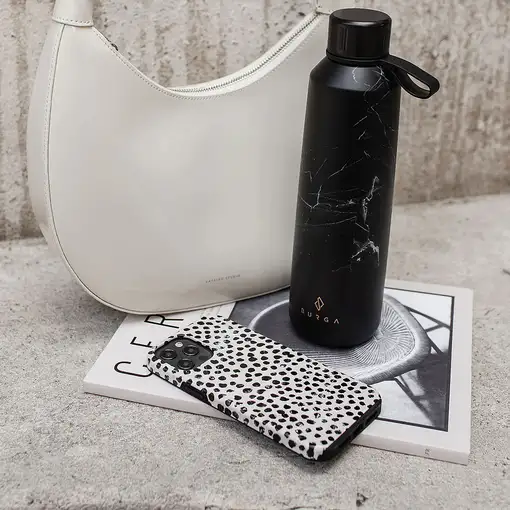 BURGA 57288 funda para teléfono móvil 15,5 cm (6.1") Almendra, Negro