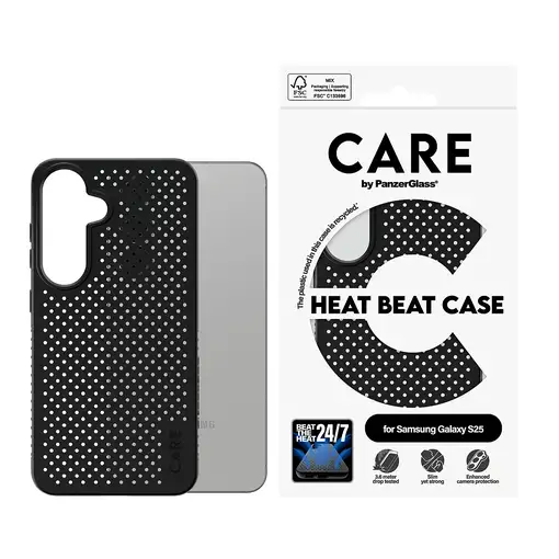 PanzerGlass CARE by ® Feature Case Heat Beat Samsung Galaxy S25 funda