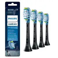 Philips C3 Premium Plaque Defence HX9044/33 Pack de 4 cabezales negros de cepillos