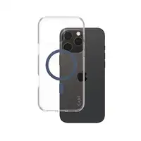 PanzerGlass CARE by ® Flagship Case Transparent Combat w. Blue iPhon16 Pro Max