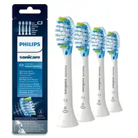 Philips Sonicare C3 Premium Plaque Defence HX9044/17 Pack de 4 cabezales blancos d