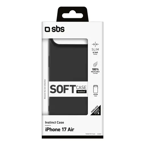 SBS TEINSTIP1766K funda para teléfono móvil 16,8 cm (6.6") Negro