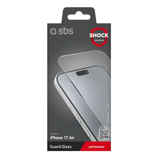 SBS TESCRGLIP1766 protector de pantalla o trasero para teléfono móvil Apple 1 piez