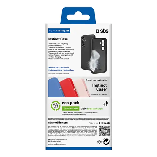 SBS TEINSTSAA36K funda para teléfono móvil 17 cm (6.7") Negro