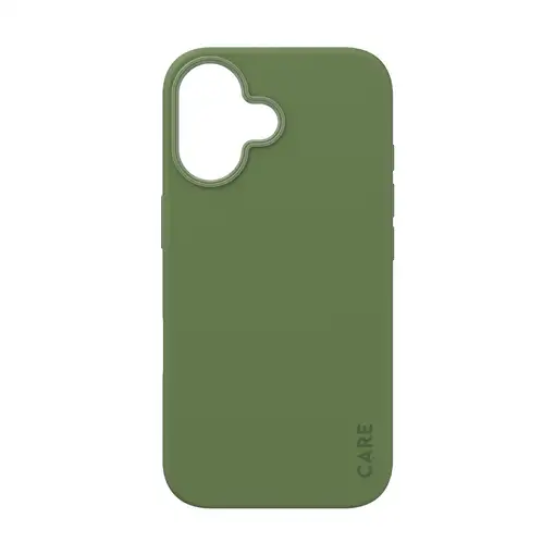 PanzerGlass CARE by ® Fashionable Case Green w. MagSafe iPhone 16 funda