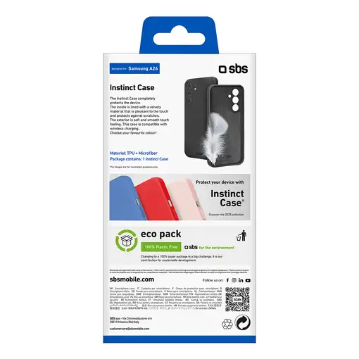 SBS TEINSTSAA26B funda para teléfono móvil 16,8 cm (6.6") Negro