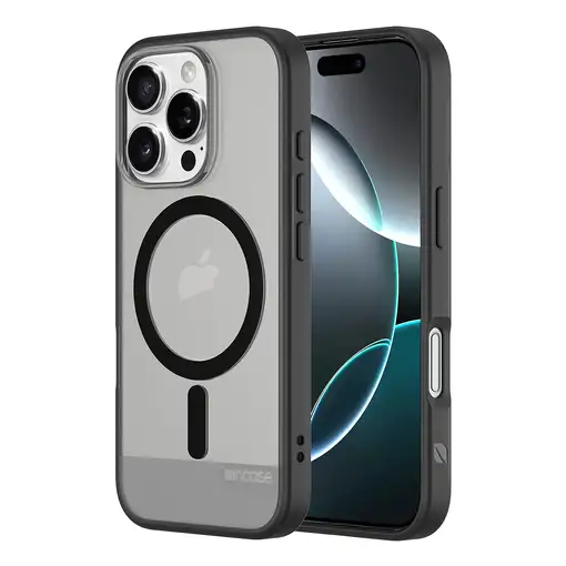 Incase INPH190402-BLK funda para teléfono móvil 16 cm (6.3'') Negro, Translúcido