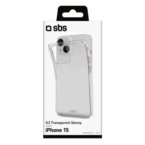 SBS TESKINIP1561T funda para teléfono móvil 15,5 cm (6.1") Transparente