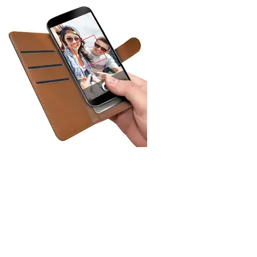 Celly WALLY UNICA funda para teléfono móvil 11,4 cm (4.5'') Funda cartera Negro