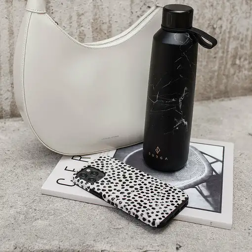 BURGA 57324 funda para teléfono móvil 15,8 cm (6.2") Beige, Negro