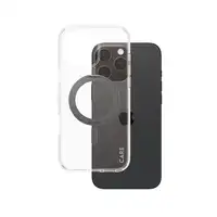 PanzerGlass CARE by ® Feature Case Transparent w. Black Kickstand & MagSafe iPhone