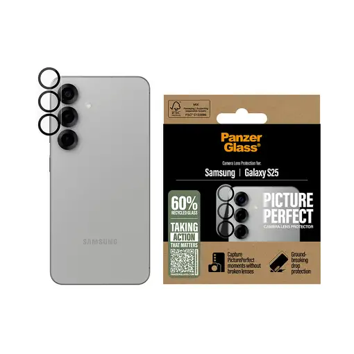 PanzerGlass ® PicturePerfect Camera Lens Protector Samsung Galaxy S25 Protector