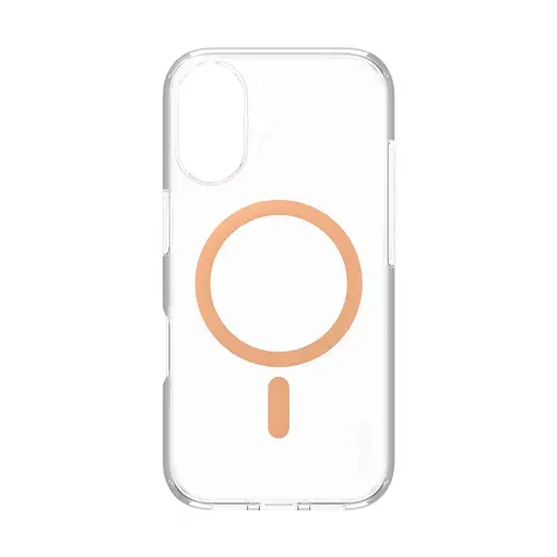 PanzerGlass CARE™ by ® Urban Combat Case Transparent w. Peachy MagSafe iPhone 16 f
