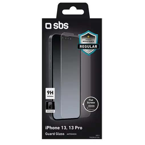 SBS TESCRGLIP1361 protector de pantalla o trasero para teléfono móvil Apple 1 piez